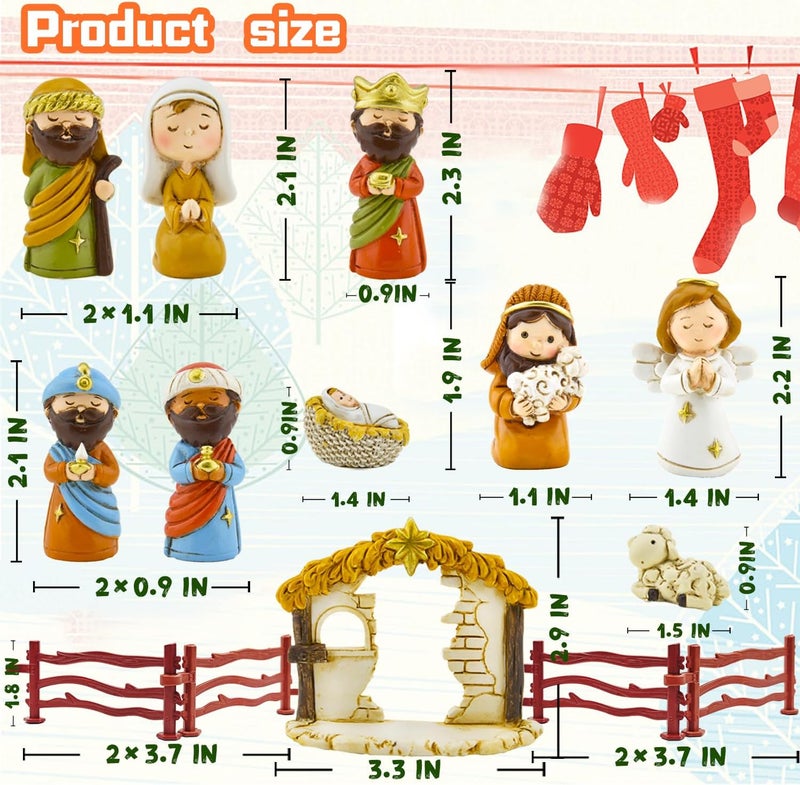 MADO Nativity Advent Calendar 2025 Nativity Set for Kids Christmas Advent Calendar for Kids Boys Girls Teens Toddler Children Christian Religious Advent Calendar Gifts Toy - Image 2
