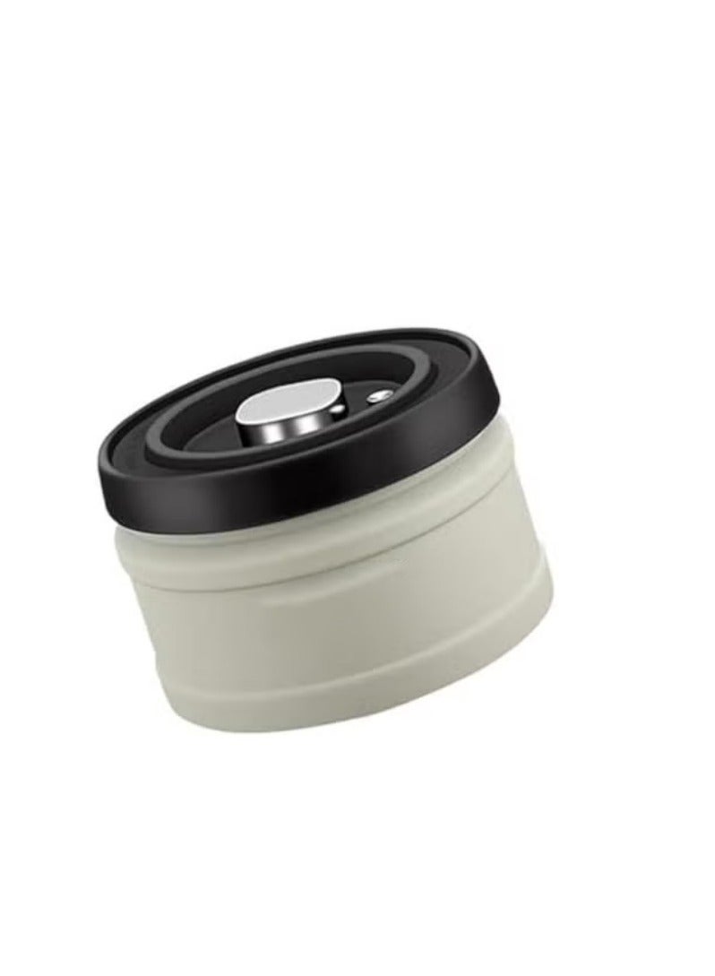 ميكسد وعاء القهوة ، غير القابل للصدأ وعاء من الصلب مع مضخة فراغ ، وعاء القهوة مختومة حاوية التخزين ، وعاء القهوة مختومة ، وعاء القهوة ( 750ml ) - Image 1