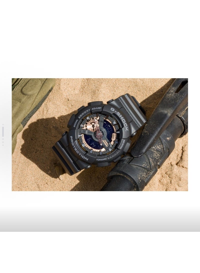 EDIFICE Casio G-SHOCK YOUTH series Classic black and gold color Black Knight trendy color-blocking watch, Casio watch - Image 2