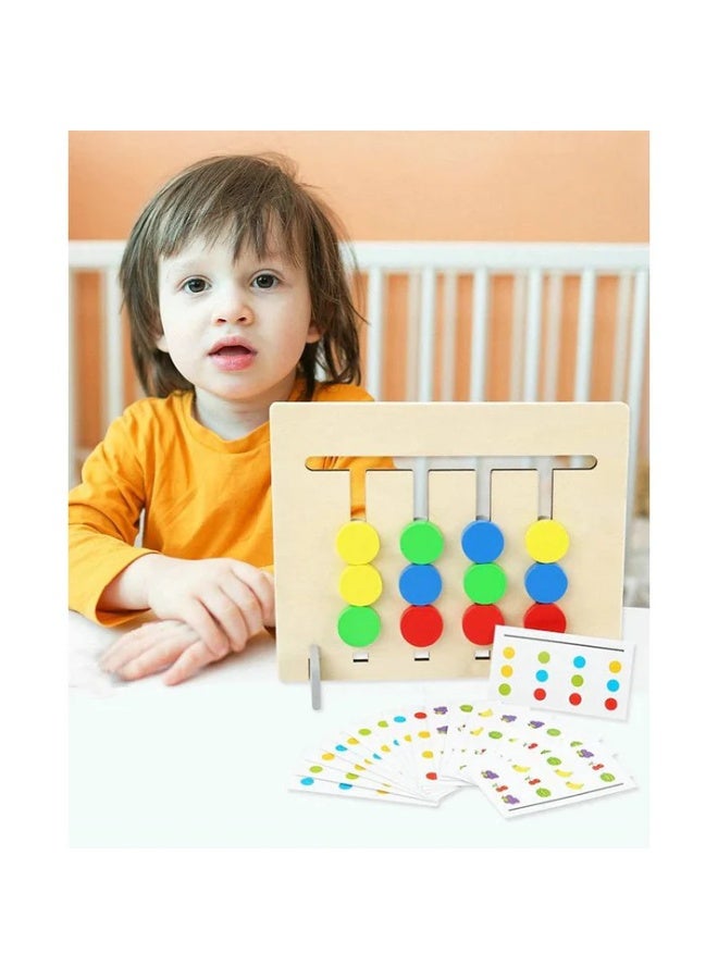 رونق لعبة الألوان الذكية والذاكرة 4 Color Game - لعبة مونتيسوري تعليمية لتدريب التركيز والسرعة ومطابقة الأنماط، مناسبة للأطفال والعائلة لتعزيز الإدراك البصري وتنمية المهارات الحركية.-العاب لوحيه - العاب اطفال-العاب تعليميه - Image 4