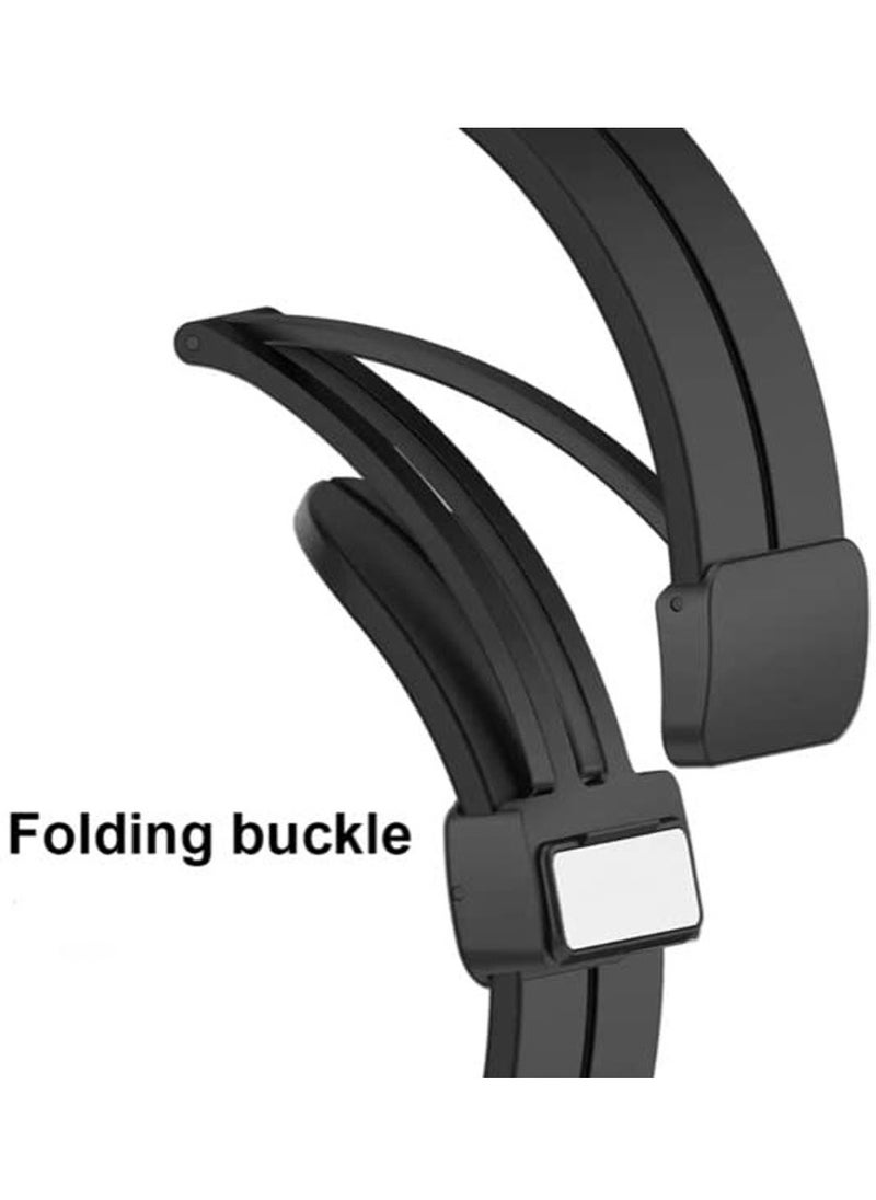 Mi techo - Mi Techo Magnetic Buckle Silicone Watch Strap Band Compatible With Ultra Ultra 2 Series 9 Series 8 Series 7 Series 6 Smart Watches Pack Of 4 - Image 1