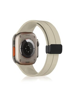 Mi techo Mi Techo Magnetic Buckle Silicone Watch Strap Band Compatible With Ultra Ultra 2 Series 9 Series 8 Series 7 Series 6 Smart Watches Pack Of 4  - Image 4