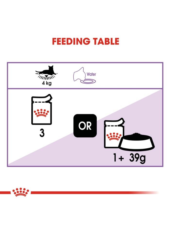 ROYAL CANIN Feline Health Nutrition Sterilised Gravy (WET FOOD - Pouches) 12 x 85g - Image 3