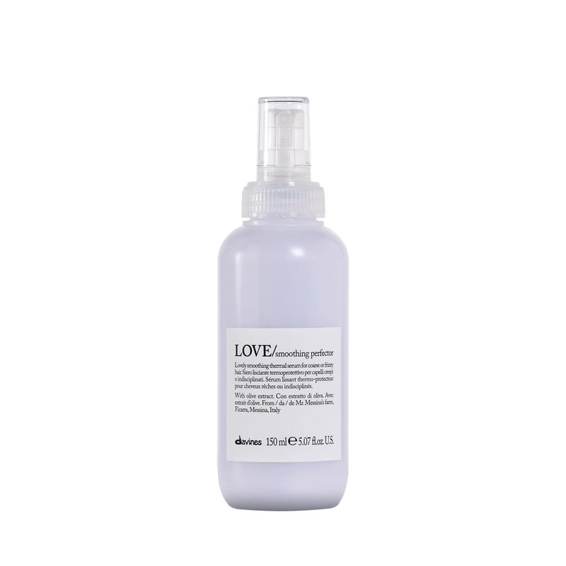 Davines LOVE Smoothing Perfector, Thermal Serum For Coarse Or Frizzy Hair, Tame And Nourish, 5.07 fl. oz. - Image 1