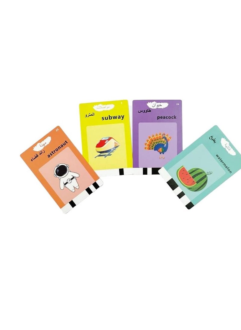 Rechargeable Early Learning Card Machine For Kids, Best Flash Cards Educational Toy For Kids Talking - 112 Cards = 224 Words  - Image 4