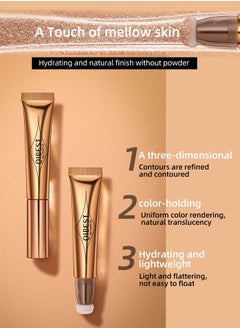 QiBest Multifunctional Makeup Pen Powder Blusher High Gloss Cosmetic Pen  #05  - Image 3
