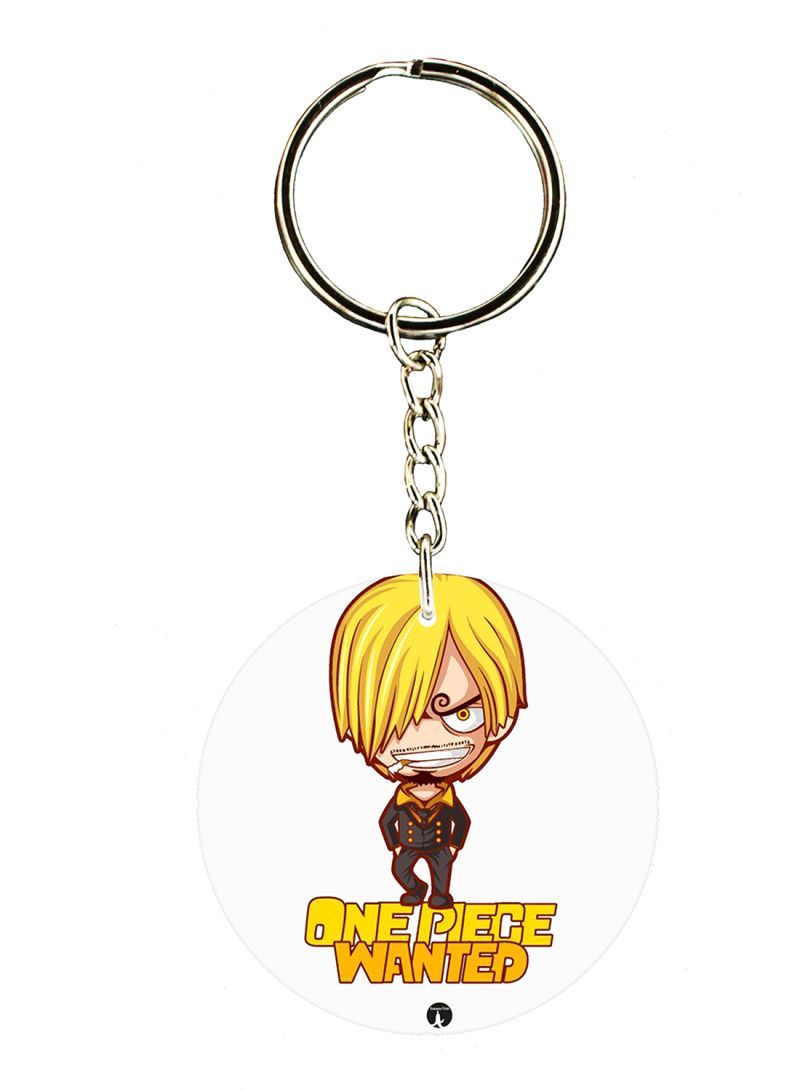 RKN The Anime One Piece Double Side Printed Keychain
