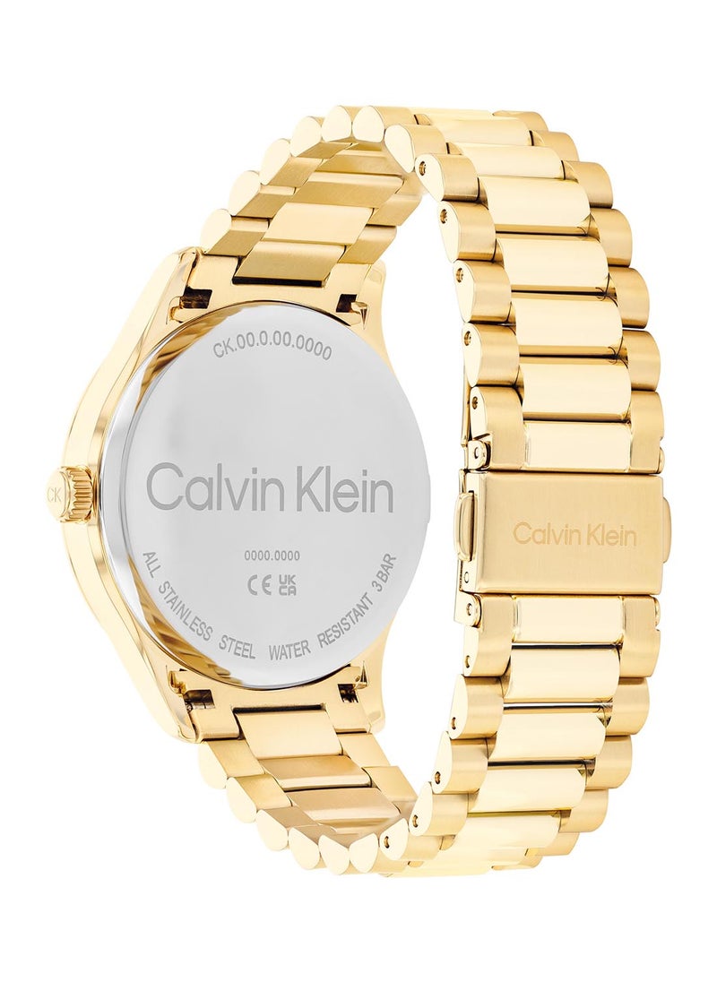 CALVIN KLEIN Unisex Analog Round Shape Stainless Steel Wrist Watch 25200327 - 40 Mm  - Image 3