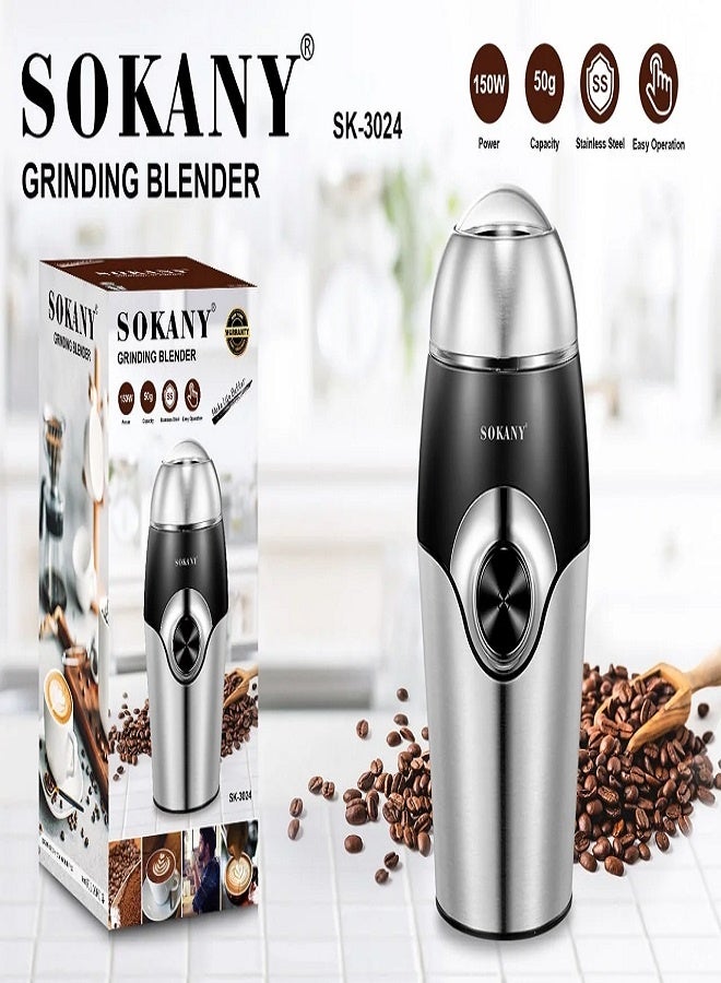 sokany SK-3024 Coffee Grinder 50g 150W - Image 2