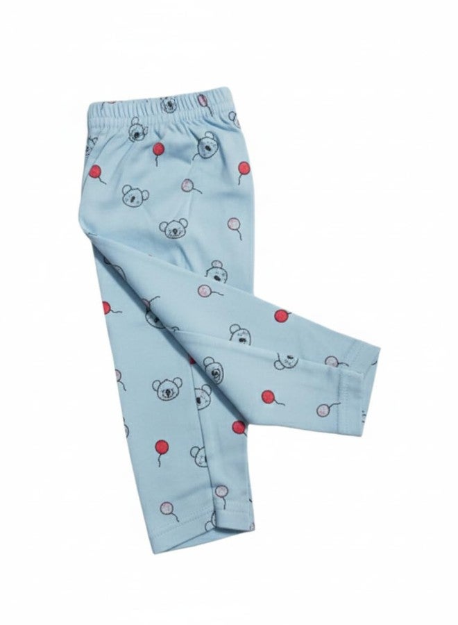 Ess Cubes Enterprise Baby Boys Baby Girls Casual Shirt Pajama Mitten Gloves Socks Cap Newborn Product Hospital Shower Gift Set Hamper Dress Combo Clothing Kit Infants Babies wear Full sleeves (Light Blue/, 0-3 Months/) - Image 4