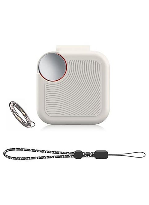 Silicone Protective  Case Cover for Nothing CMF buds with Keychain Cover (White)