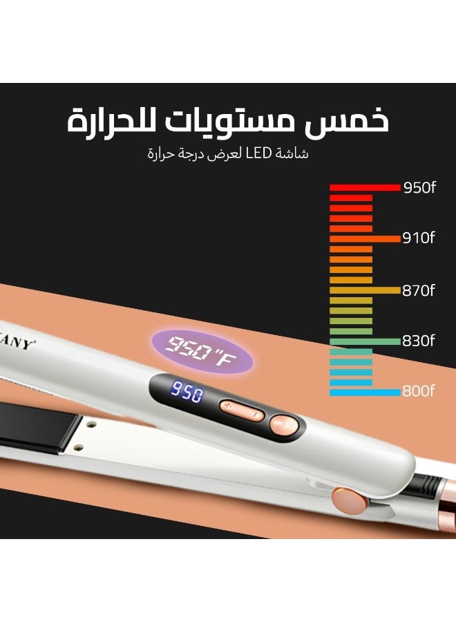 sokany SK-1928 Hair Straightener Ceramic Coating 950 °F Max - Image 4