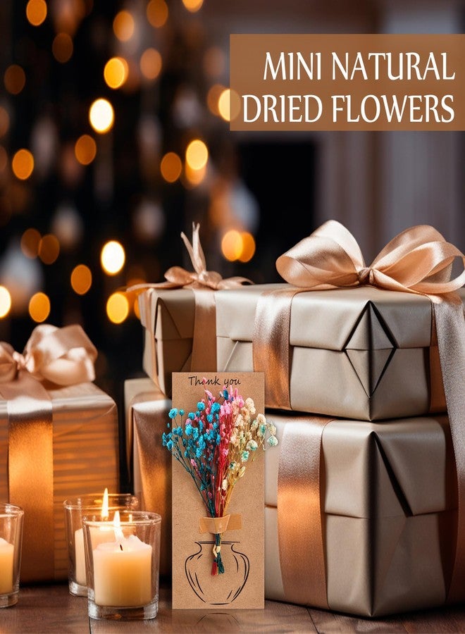 جانينكا مجموعة جانينكا من 41 قطعة من زهور الجيبسوفيلا المجففة الصغيرة وبطاقات الهدايا، مثالية لحفلات الزفاف وحفلات استقبال المولود الجديد، بالإضافة إلى باقة من زهور الجيبسوفيلا المجففة الطبيعية لتزيين حفلات الخريف وعيد الشكر (متعددة الألوان). - Image 5