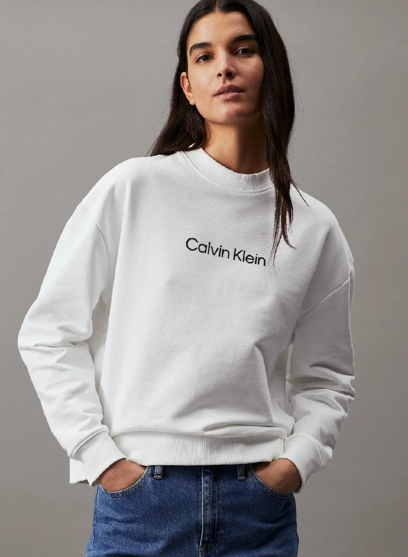 CALVIN KLEIN Cotton Logo Sweatshirt