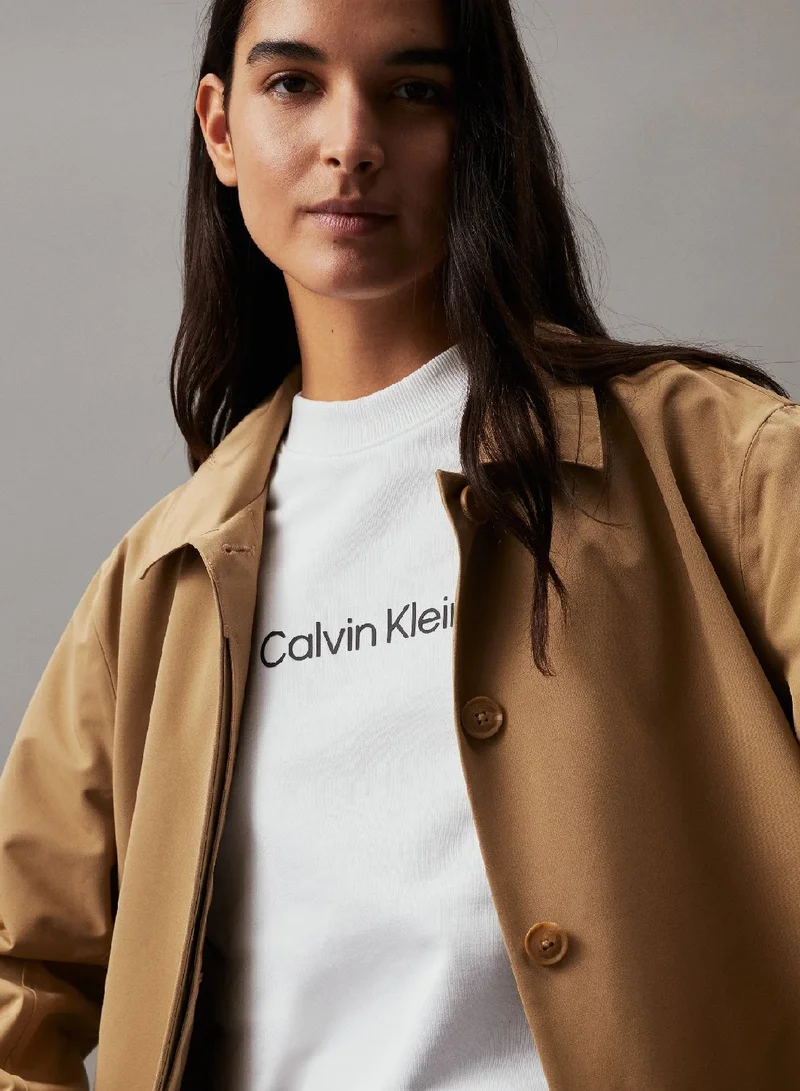 CALVIN KLEIN Cotton Logo Sweatshirt