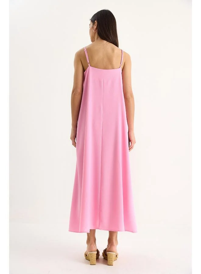 جينجر Strappy A Line Dress