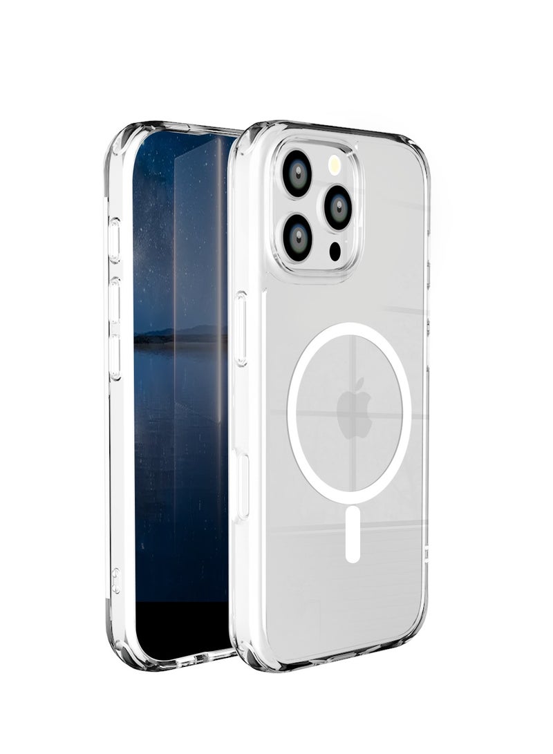 Max & Max iPhone 16 Pro MagSafe Clear Case – Transparent Anti-Scratch Cover - Image 1