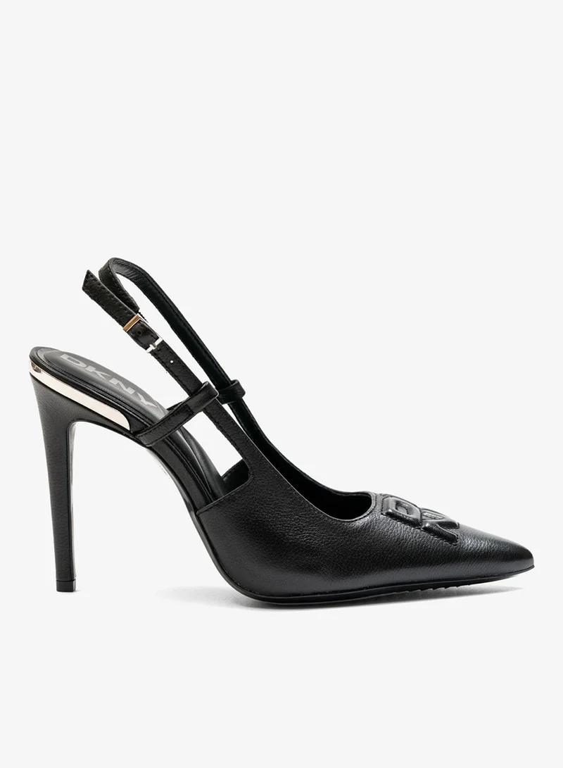 Mediville  Pointed Toe  Elegant Slingback Strap Pumps