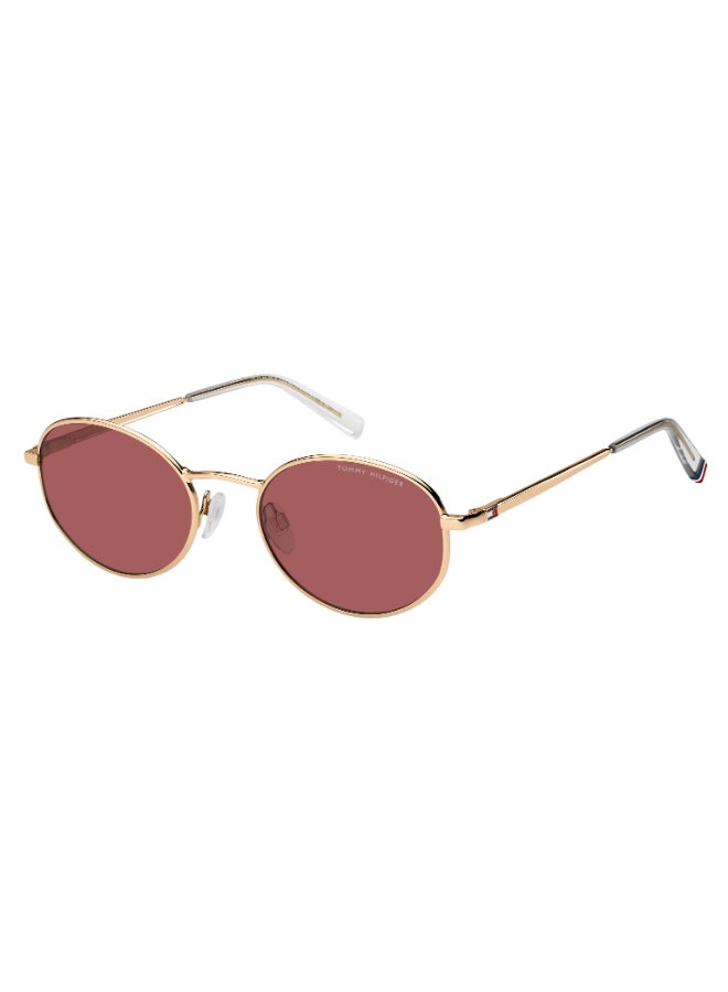 TOMMY HILFIGER TH 2219/S Sunglasses Gold Oval - Image 1