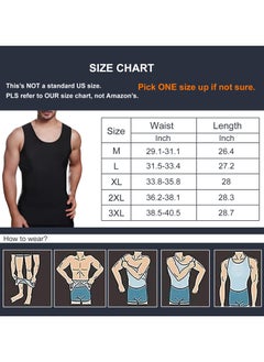 Men Compression Shirt Slimming Body Shaper Vest Tummy Control Shapewear Abdomen Undershirt, Black-L - pzsku/Z496C6082653A2C34CA4AZ/45/_/1702953362/f5dbd75d-4530-492d-916f-16bb9f0cd4c5