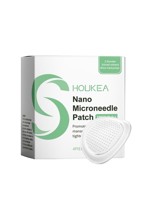 Nano Microneedle Patch, SMGT-GLP-1 Microneedle Patch, Long-lasting GLP-1 Microneedlepatch for Women and Men 4 PIECES