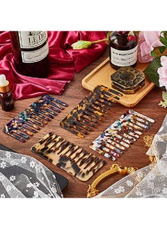 Patelai 4 Pieces Hair Combs For Women Wide Tooth Comb For Curly Long Hair Detangling Comb For Natural Black Hair Leopard Pocket Comb Wet And Dry Hair Comb French Hair Tangle Comb For Thick Curly Hair  - Image 5