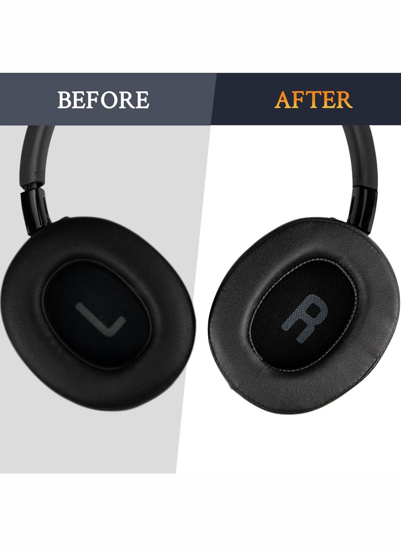 OULIYO Earpads Replacement for JBL Tune 700(700BT)/710(710BT)/720(720BT)/750(750BT,750BTNC)/760(760NC)/770(770NC) Headphones, Ear Pads Cushions with Softer Noise Isolation Foam (Black) - Image 3