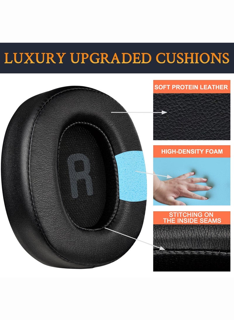 OULIYO Earpads Replacement for JBL Tune 700(700BT)/710(710BT)/720(720BT)/750(750BT,750BTNC)/760(760NC)/770(770NC) Headphones, Ear Pads Cushions with Softer Noise Isolation Foam (Black) - Image 4