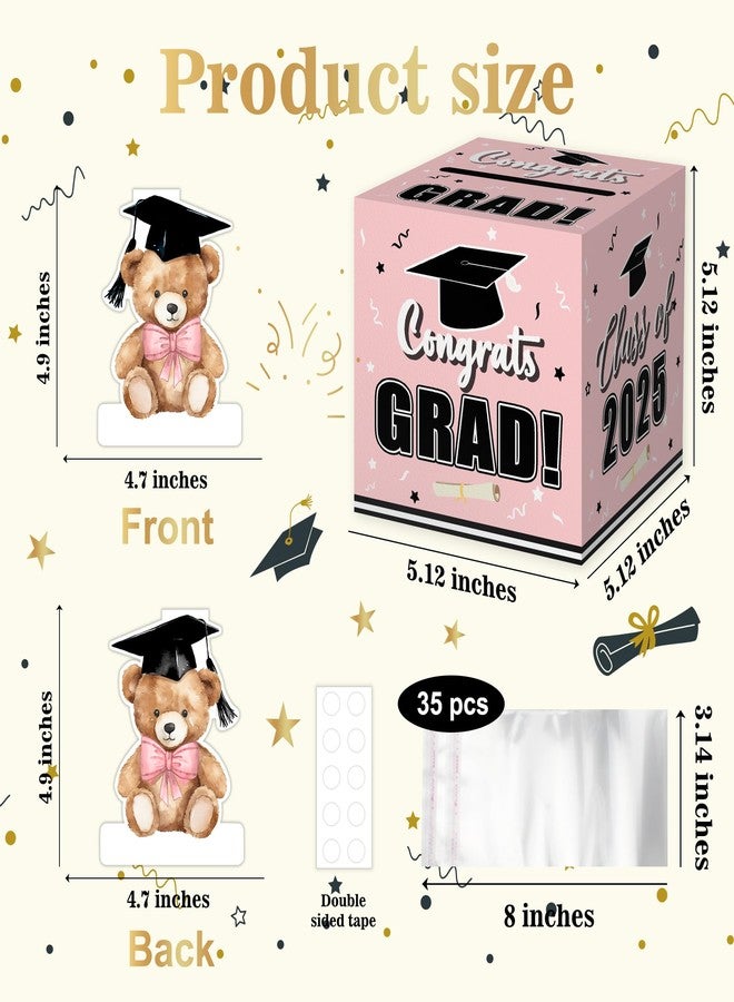 ALodr Class of 2025, Graduation Party Decorations, Graduation Party Gifts, Graduation Money Box for Cash Pull, Graduation Money Box, Graduation Money Gift Box with Pull Out Card and Cash Holder for Boy Girl - Image 2