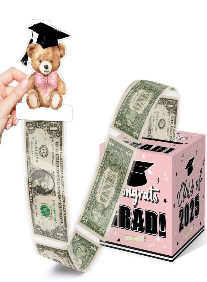 ALodr Class of 2025, Graduation Party Decorations, Graduation Party Gifts, Graduation Money Box for Cash Pull, Graduation Money Box, Graduation Money Gift Box with Pull Out Card and Cash Holder for Boy Girl - Image 1