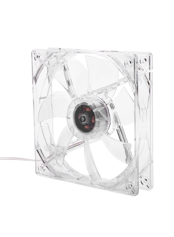 Loquat 12cm USB LED Transparent Colorful Light Cooling Fan PC Computer CPU Cooling Fan  - Image 3
