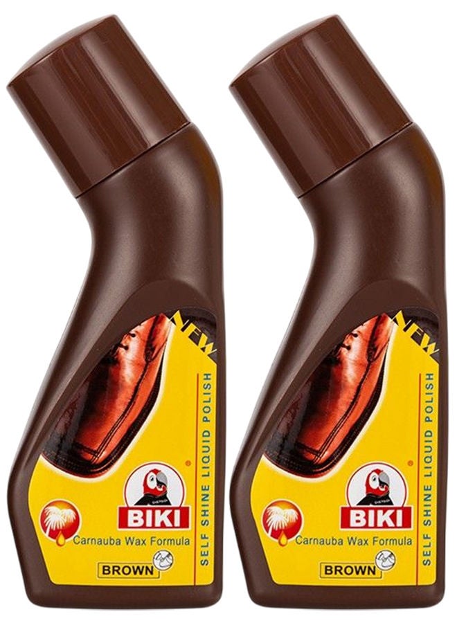 بيكي ملمع أحذية سائل بني 2 × 75 مل