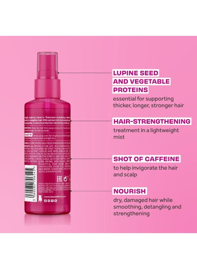 Lee Stafford Hair Growth Leave In Treatment Spray | Grow Strong & Long Collection - Best Conditioner Mist for Dry, Damaged, Frizzy Hair, Detangler, Men & Women, 3.3 Fl Oz - Image 3