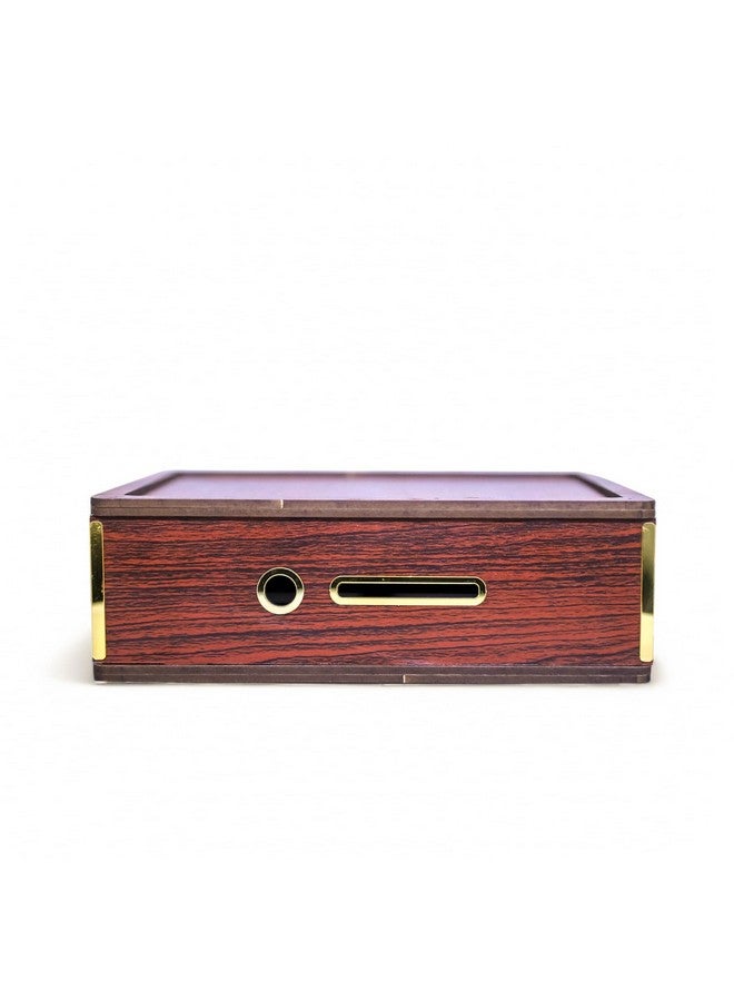 Fiddlys Wooden Money/Piggy Bank, Money Coin Box with Carved Design for Kids/Children, Savings Challenge Box, Cashbox, Cash Vault Wooden Savings Box,Wooden Coin Piggy Bank (Wood, Rs 1,00,000) - Image 5
