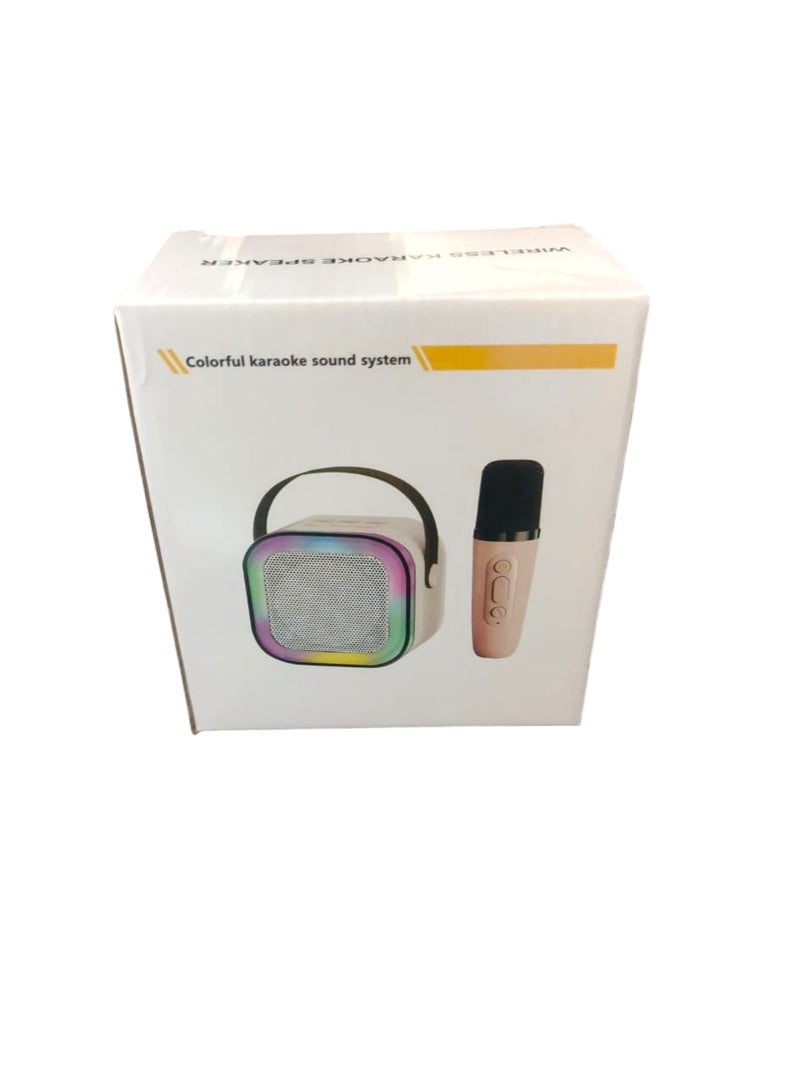 singe Portable Bluetooth Speaker 3” Super Bass | 800 mAh Rechargeable Speaker with RGB Lights | Carry Handle, 8W Output, Volume Control, FM Radio & Bluetooth Connectivity | HD Sound for Indoor & Outdoor Use - Image 2