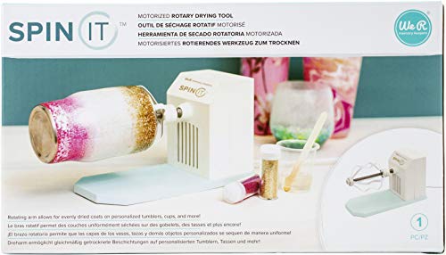 We R Memory Keepers أداة We R Memory Keepers 0633356604990 Spin It - أداة تجفيف دوارة كهربائية، 1 قطعة (عبوة من 1)، بيضاء - Image 1