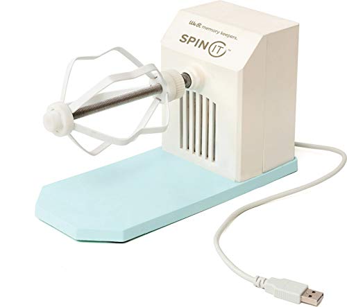 We R Memory Keepers أداة We R Memory Keepers 0633356604990 Spin It - أداة تجفيف دوارة كهربائية، 1 قطعة (عبوة من 1)، بيضاء - Image 2