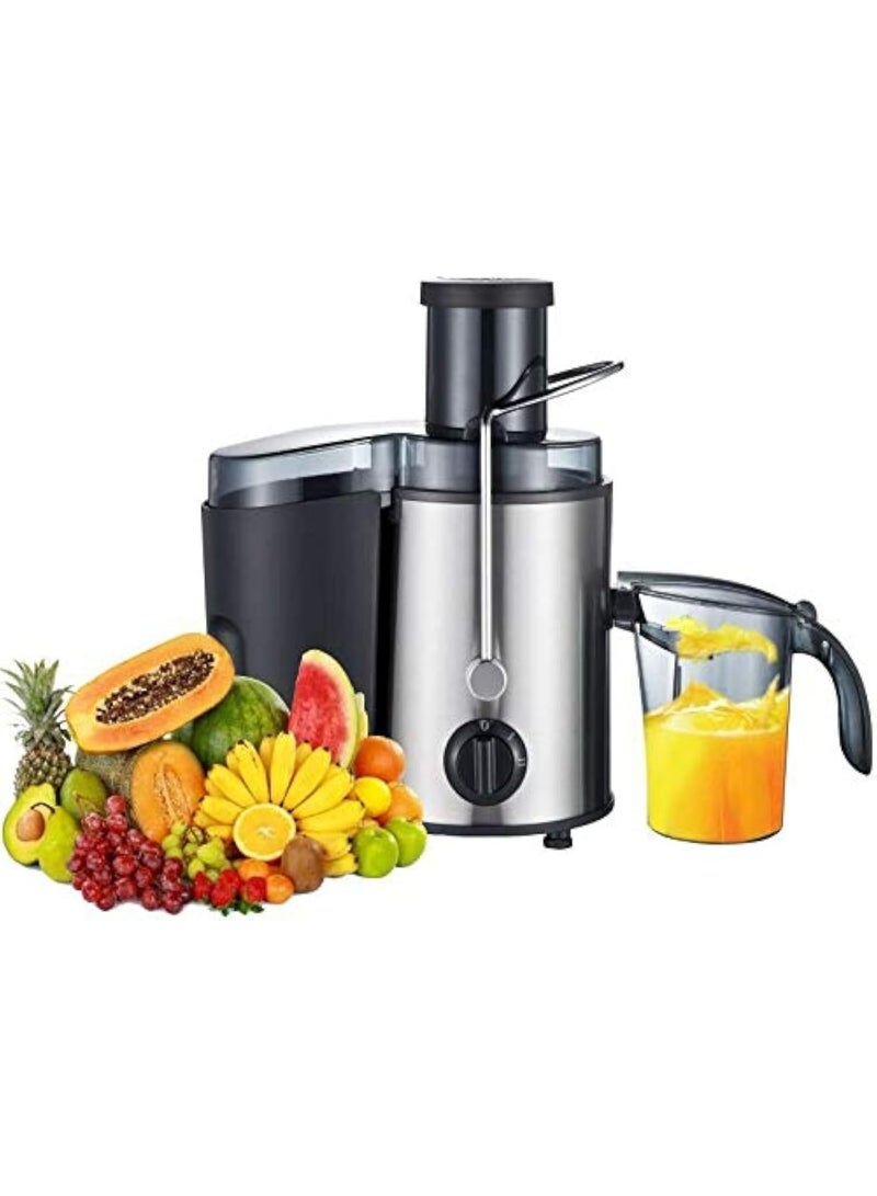 MUNTAQI Juicer Making Machine – 500W Whole Fruit & Vegetable Juice Extractor with Wide Feed Chute, Strong Stainless Steel Housing, Easy Clean, High Nutrient Cold Press Juicer for Healthy Juice at Home - Image 1