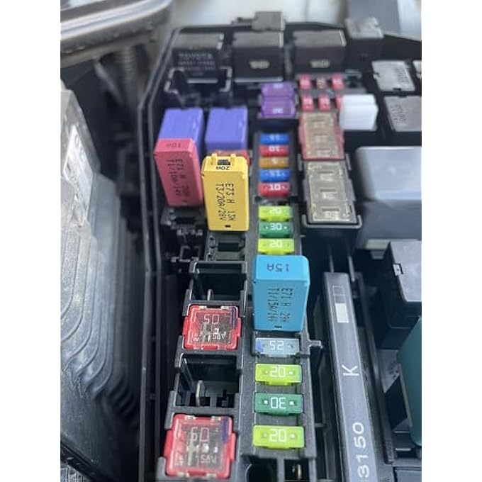rayihni 28V Dc Manual Reset Mini Atm Blade Style Circuit Breakers Footprint Circuit Protector 5A 6A 75A 10A 15A 20A 25A 30A8Pcs - Image 2