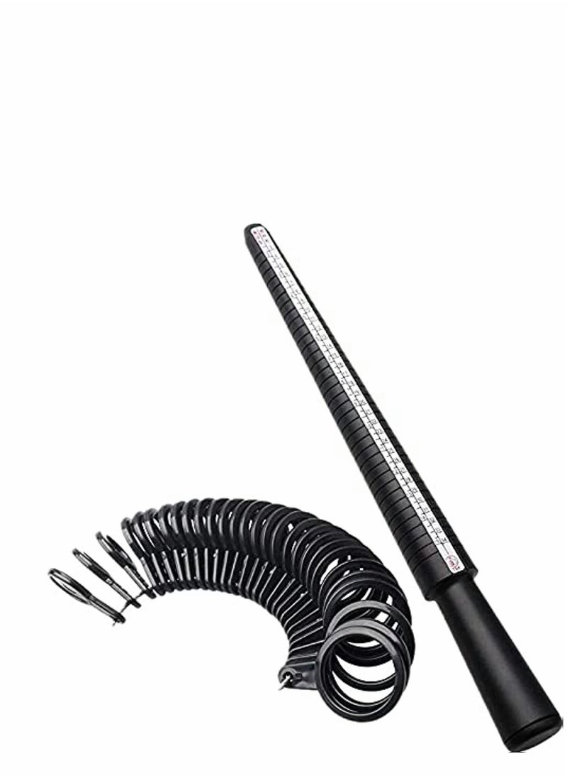 Generic - Ring Sizer Measuring Tool Set, Ring Gauges&Finger Sizer Mandrel (Four Sizes) for Jewelry Sizing Measuring - Image 1