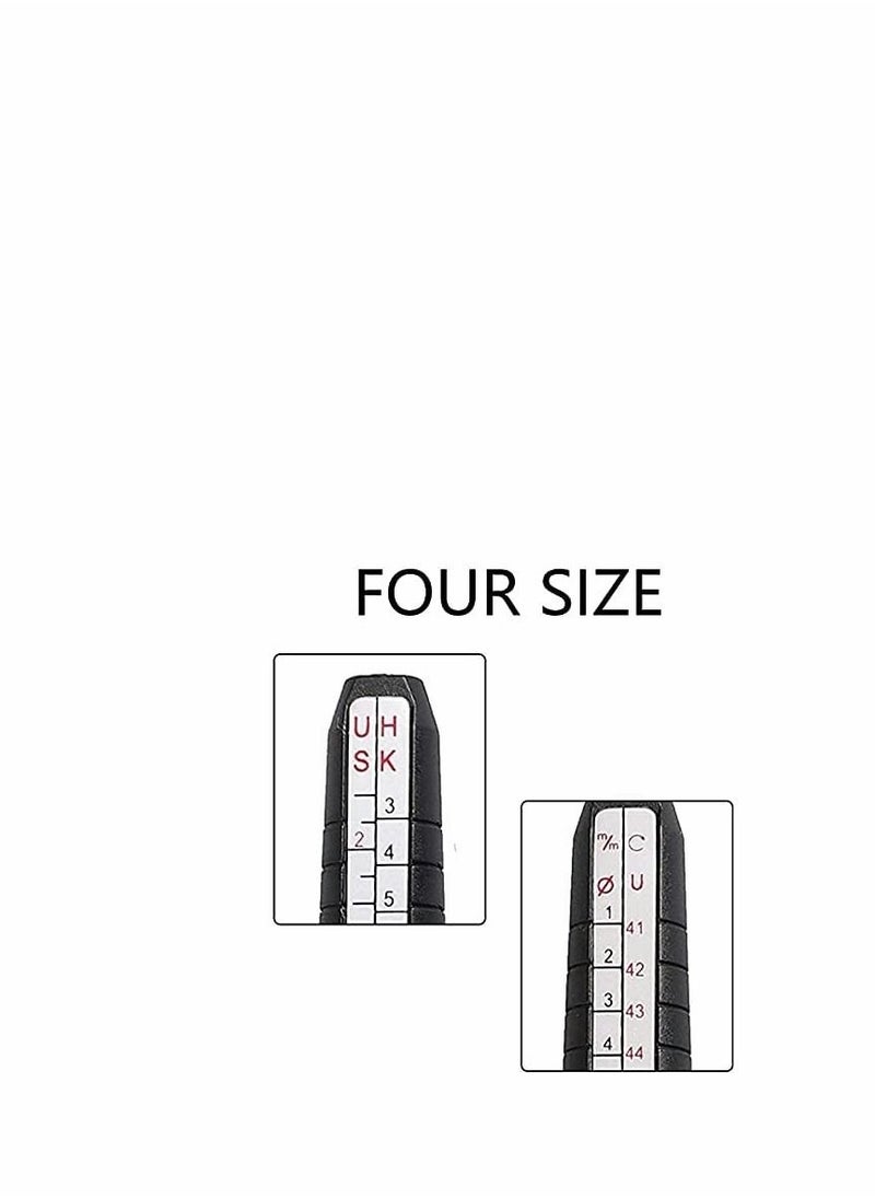 Generic - Ring Sizer Measuring Tool Set, Ring Gauges&Finger Sizer Mandrel (Four Sizes) for Jewelry Sizing Measuring - Image 1