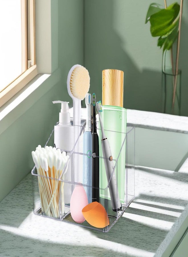 HSYMQ Acrylic Desk Organizers, Clear Pen Holder and Pencil Holder Display Stand for Office, School and Home - Image 5