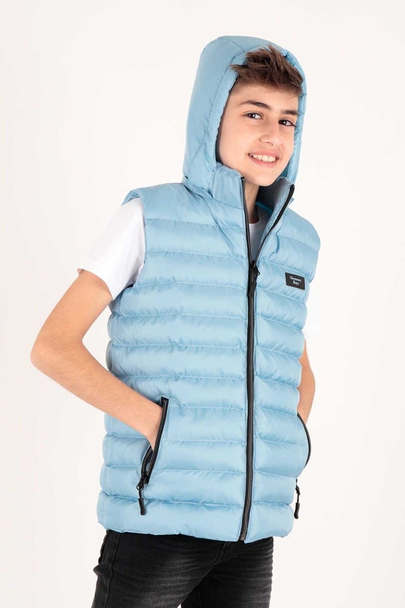Ahenk Kids AHENGİM BOYS CHILDREN VEST BOYS CHILDREN HOODED PUFF VEST AK215051 - Image 2