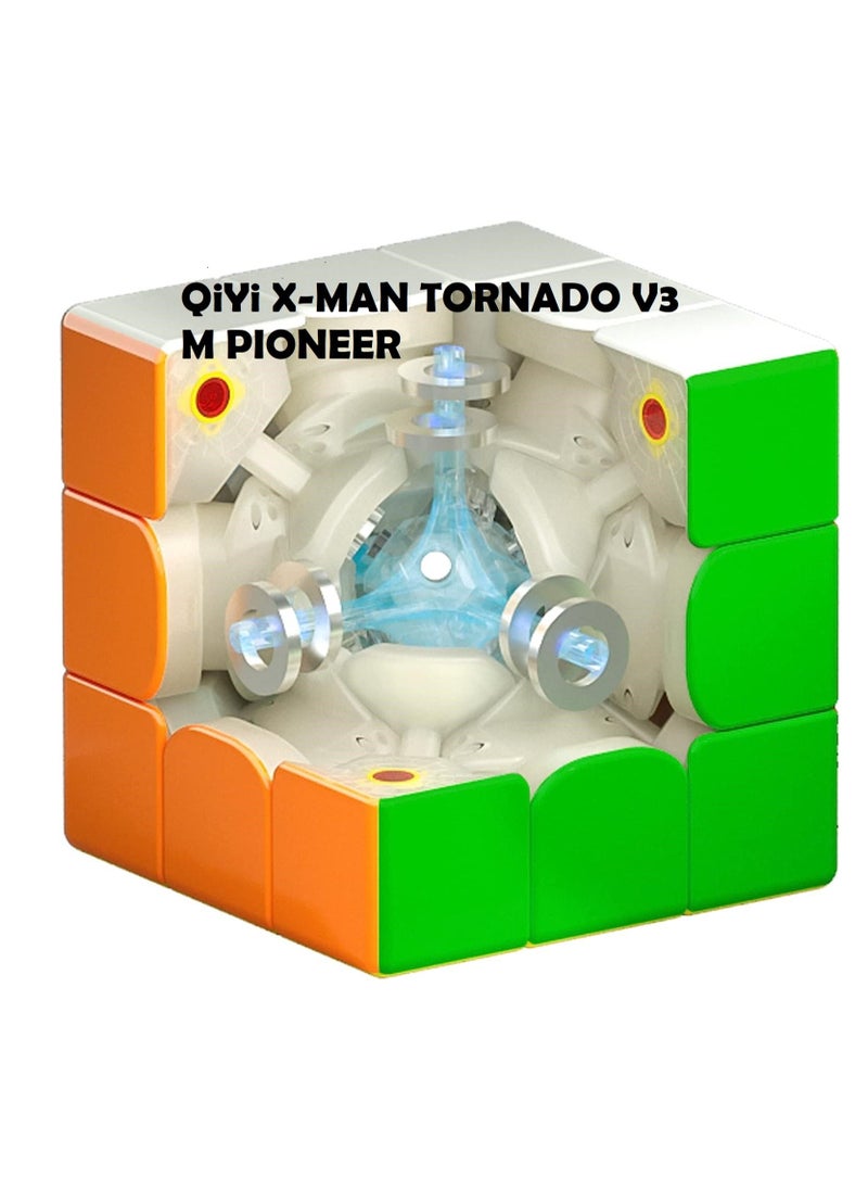 QiYi - QiYi XMan tornado V3 M Pioneer 3X3 Maglev magnetic core speed cube - Image 1