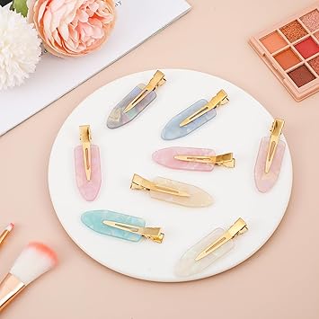 oruola 16 Pack Creaseless Hair ClipsMakeup Hair ClipsNo Crease Hairs Clip for Styling24 Flat Hairs Pins For Salon Styling BangDecorative Accessories for Women and Girls Multicolor - Image 4