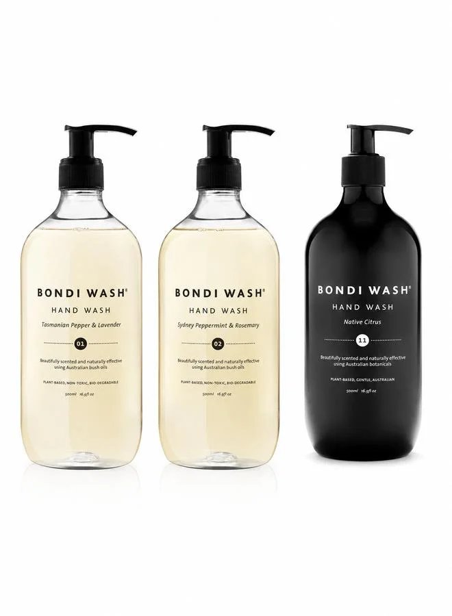 بوندي ووش Bondi Wash Botanical Hand Wash Trio, Savings 30%
