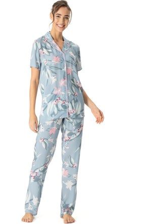 17047 Women's Mint Placket Short Sleeve Pajama Set - pzsku/Z496D8C7F52AD853D97C4Z/45/_/1735920999/d1d4086a-8d47-485f-8e18-2bd823f800ee