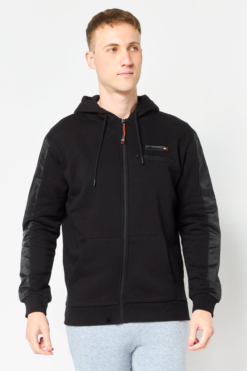 Ellesse Men Sportswear Fit Long Sleeve Outdoor Hoodie, Black - Image 1