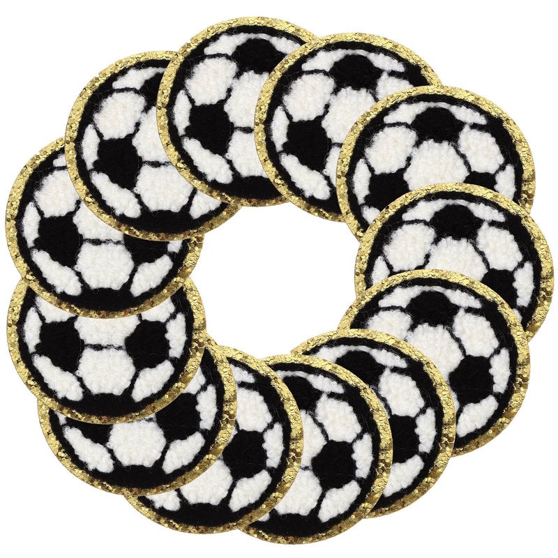 SAFIGLE Embroidered Chenille Patches 12pcs Set Small Adhesive for Hats Jackets Repair - Image 2