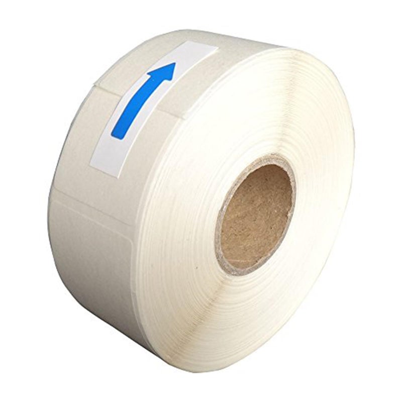 L LIKED Blank White 1 x 2 Inch Dissolvable Labels for Food Rotation Prep roll of 500 (1 Rolls) - Image 4